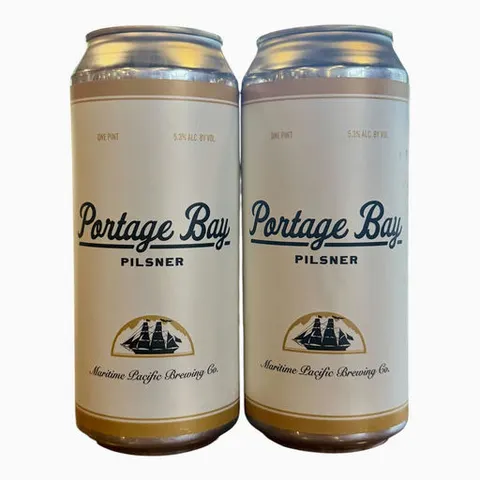 Portage Bay Pilsner can